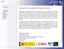 Tablet Screenshot of dge.cchs.csic.es