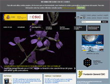 Tablet Screenshot of csic.es