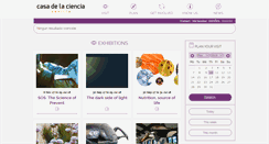 Desktop Screenshot of casadelaciencia.csic.es