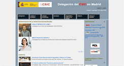 Desktop Screenshot of d-madrid.csic.es