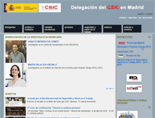 Tablet Screenshot of d-madrid.csic.es
