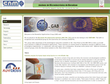 Tablet Screenshot of gab.imb-cnm.csic.es