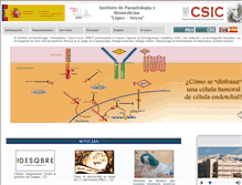 Tablet Screenshot of ipb.csic.es