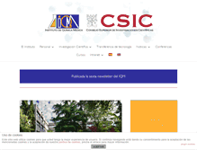 Tablet Screenshot of iqm.csic.es