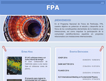 Tablet Screenshot of fpa.csic.es