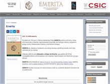 Tablet Screenshot of emerita.revistas.csic.es