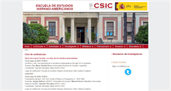 Desktop Screenshot of eeha.csic.es