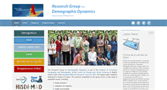 Desktop Screenshot of demografia.iegd.csic.es