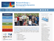 Tablet Screenshot of demografia.iegd.csic.es