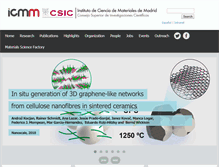 Tablet Screenshot of icmm.csic.es