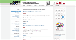 Desktop Screenshot of idaea.csic.es