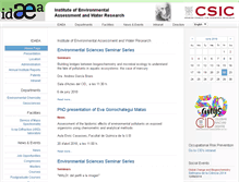 Tablet Screenshot of idaea.csic.es