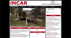 Desktop Screenshot of incar.csic.es