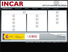 Tablet Screenshot of incar.csic.es