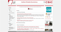 Desktop Screenshot of iae.csic.es