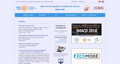 Desktop Screenshot of imse-cnm.csic.es