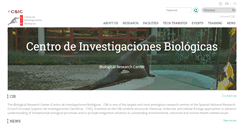 Desktop Screenshot of cib.csic.es