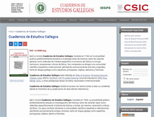 Tablet Screenshot of estudiosgallegos.revistas.csic.es