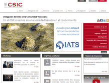 Tablet Screenshot of dicv.csic.es