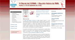 Desktop Screenshot of bienalgermn08.iiq.csic.es